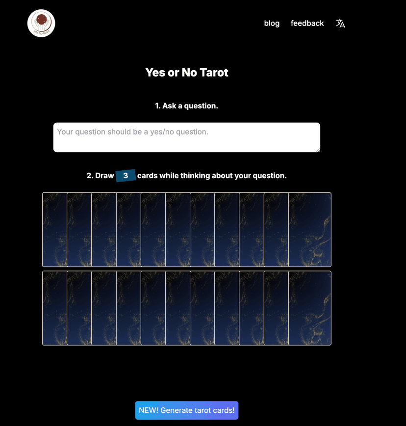 Yes or No AI Tarot